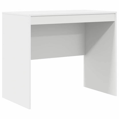 Skrivebord Med Opbevaring Med Skuffe 2 Pcs Hvid 90 X 50 X 76 Cm - Billede 5
