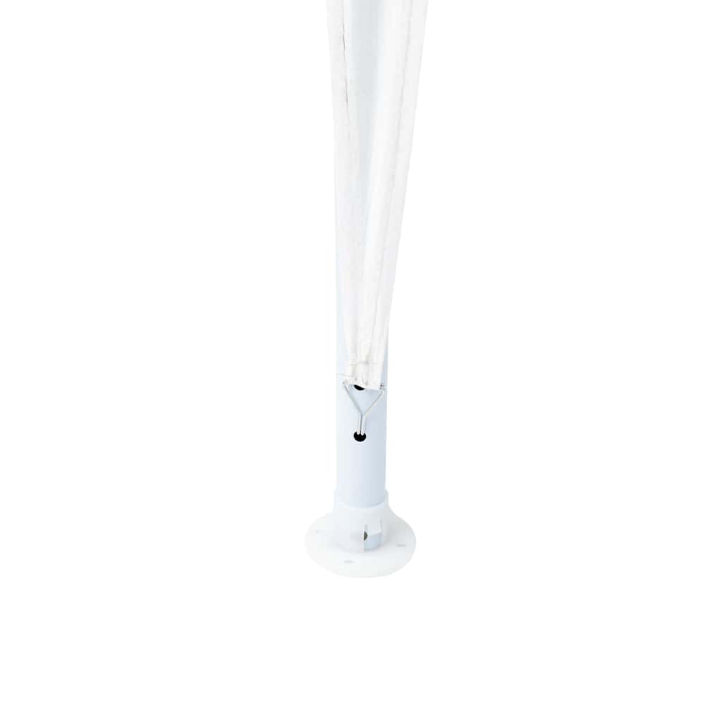 Party Tent 400 X 400 X 266 Cm Polyethylen Og Stål - Billede 9