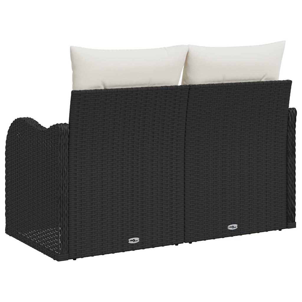 Havemøbelsofa Med Pude 121 X 62 X 69cm Polyrattan - Billede 4