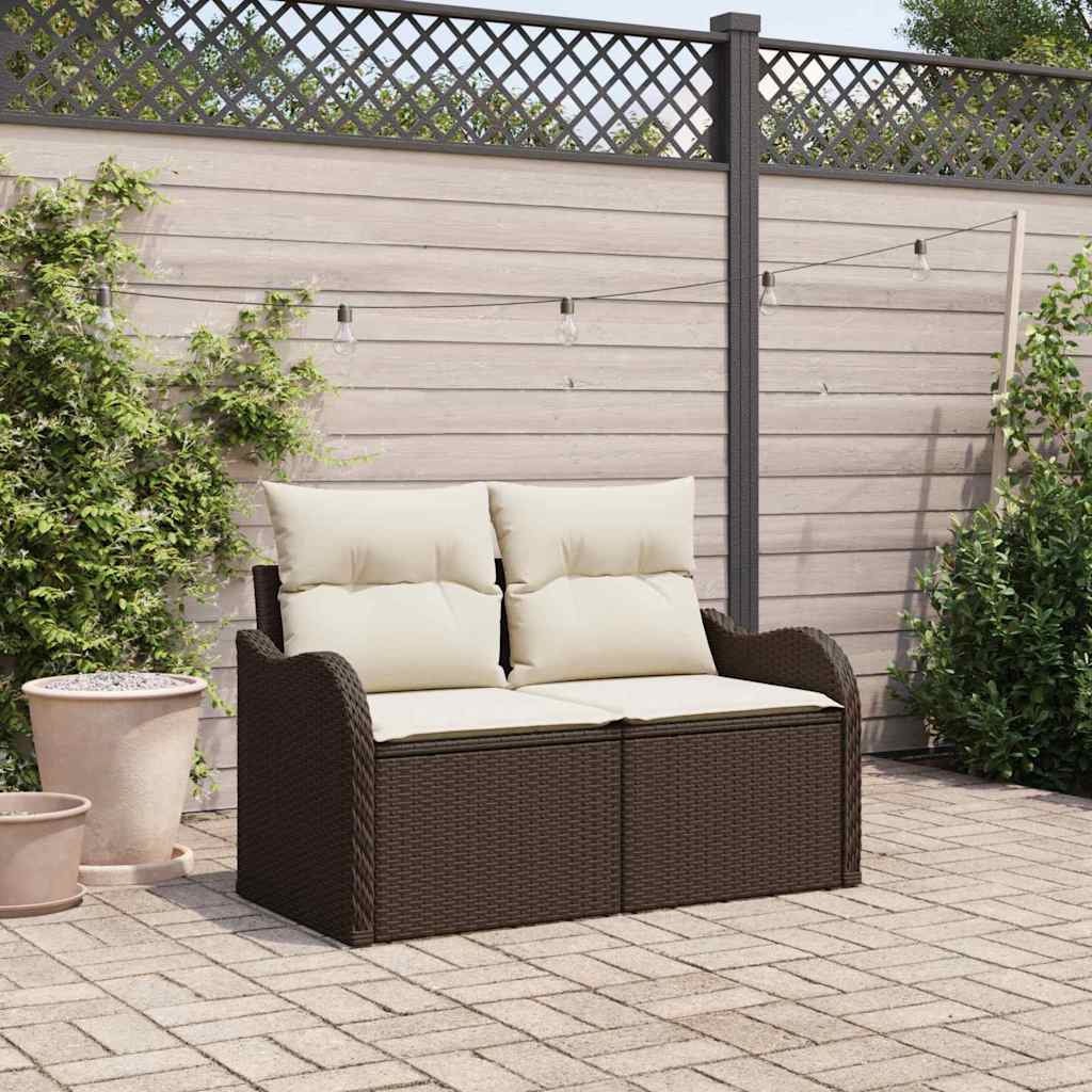 Havemøbelsofa Med Pude 121 X 62 X 69cm Polyrattan