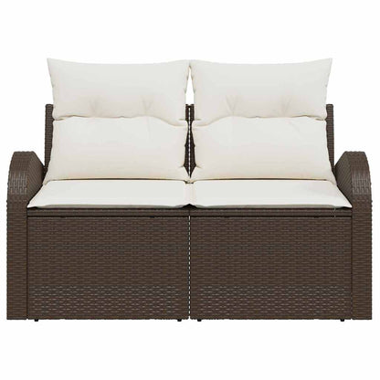 Havemøbelsofa Med Pude 124 X 62 X 69cm Polyrattan - Billede 3