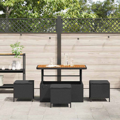 Have Spisebordssæt Polyrattan - Billede 4