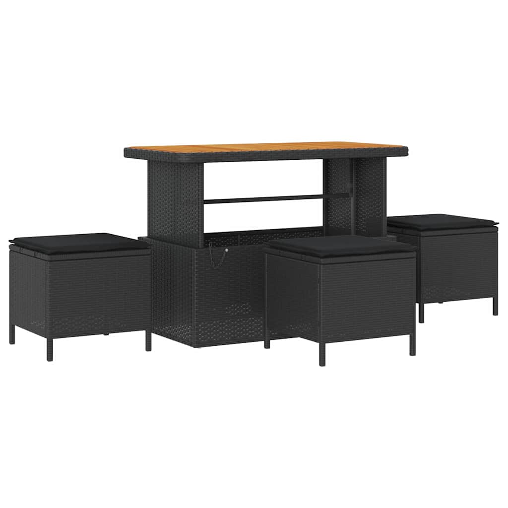 Have Spisebordssæt Polyrattan - Billede 2