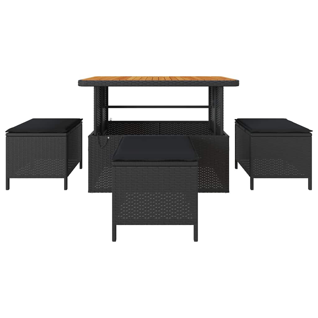 Have Spisebordssæt Polyrattan - Billede 7