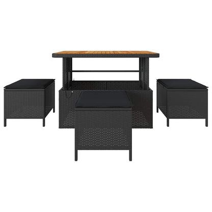 Have Spisebordssæt Polyrattan - Billede 7