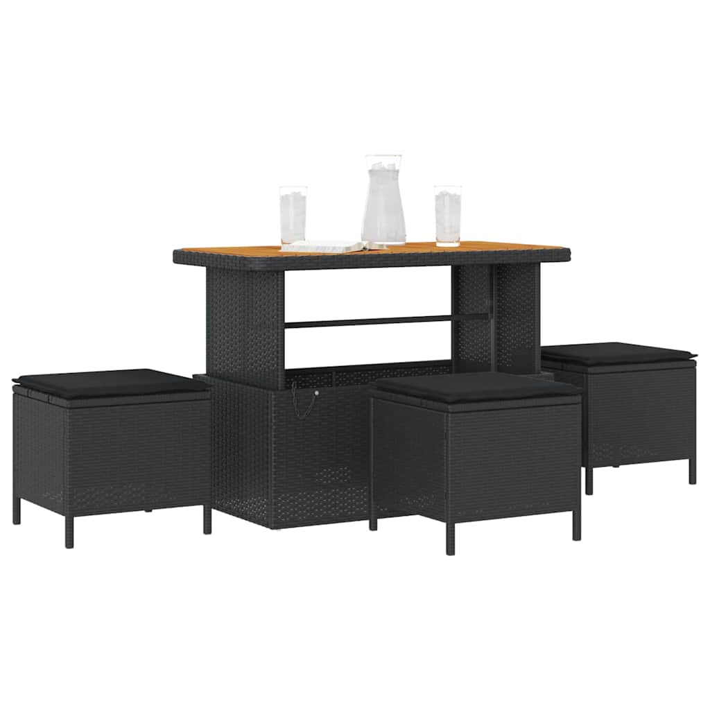 Have Spisebordssæt Polyrattan - Billede 3