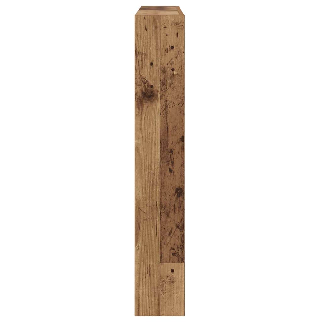 Hovedgærde Kabinet Med Led Gammelt Træ 120 X 17 X 102 Cm - Billede 7