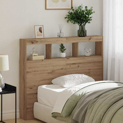 Hovedgærde Kabinet Med Led Artisan Eg 121 X 17 X 102 Cm - Hovedbillede