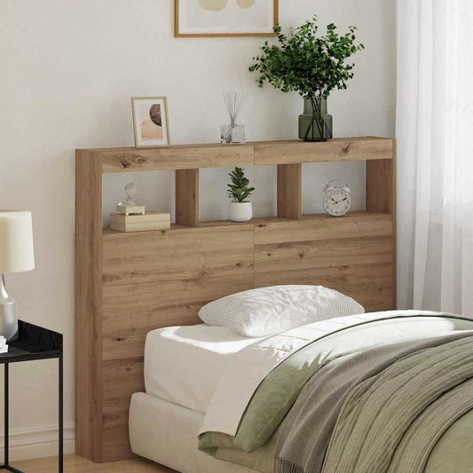 Hovedgærde Kabinet Med Led Artisan Eg 121 X 17 X 102 Cm - Hovedbillede
