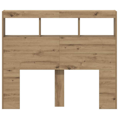Hovedgærde Kabinet Med Led Artisan Eg 121 17 102 Cm - Billede 6