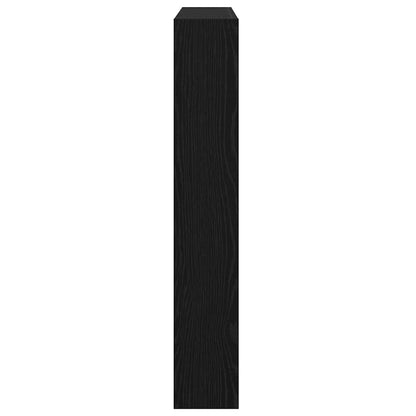 Hovedgærde Kabinet Med Led Med Hylde Sort Eg 122 17 102 Cm - Billede 7