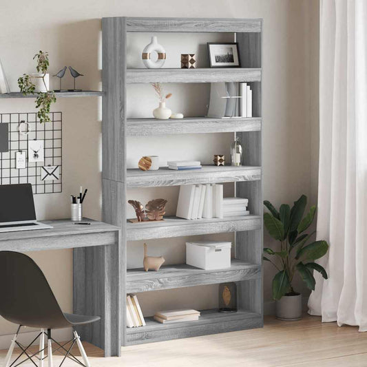 Bogskab 100 X 30 X 198 Cm Konstrueret Træ - Hovedbillede