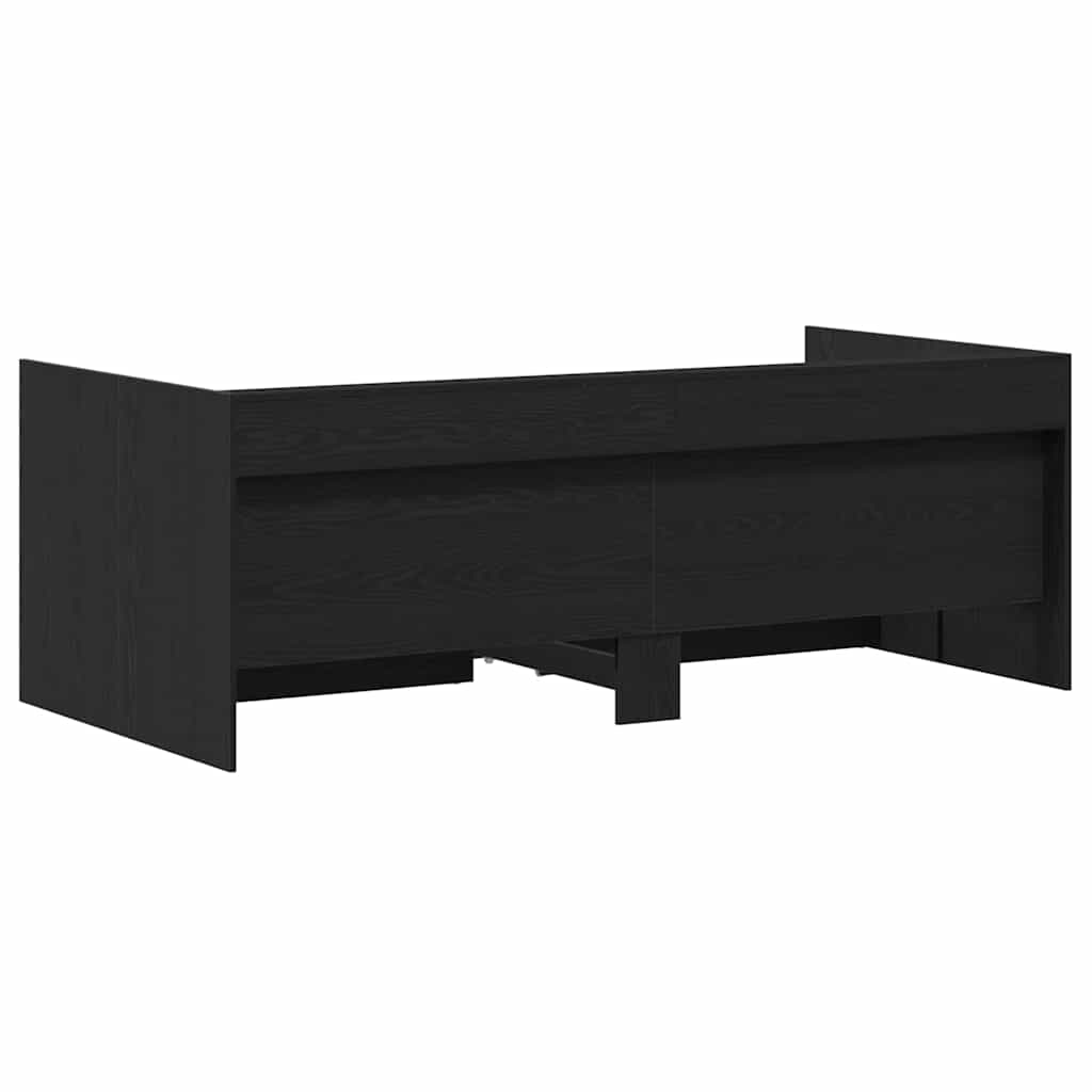 Dagbed Grå 90 X 200 Cm Konstrueret Træ - Billede 9