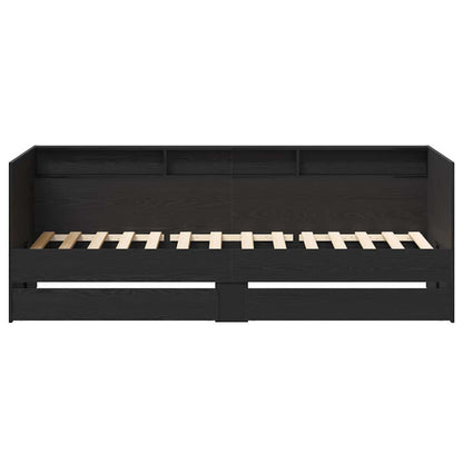 Dagbed Grå 90 X 200 Cm Konstrueret Træ - Billede 7