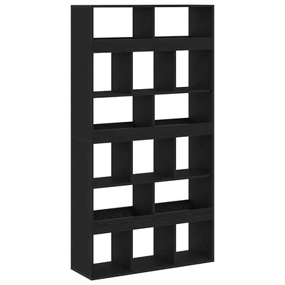 Bogreol 2 Pcs Sort Eg 100 X 33 X 187,5 Cm Konstrueret Træ - Billede 5