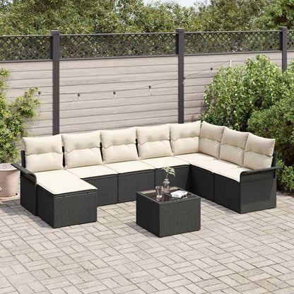Havesofa Sæt 9 Stk. Polyrattan - Variant 3345487