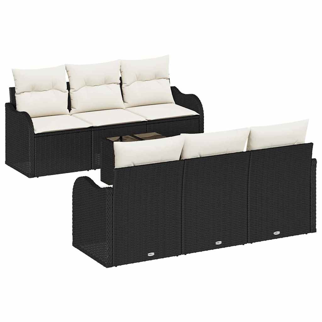 Havesofa Sæt 55 X 55 X 37 Cm Polyrattan - Billede 2