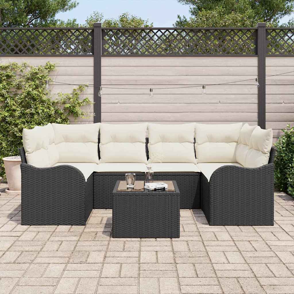 Havesofa Sæt 55 X 55 X 37 Cm Polyrattan - Billede 3
