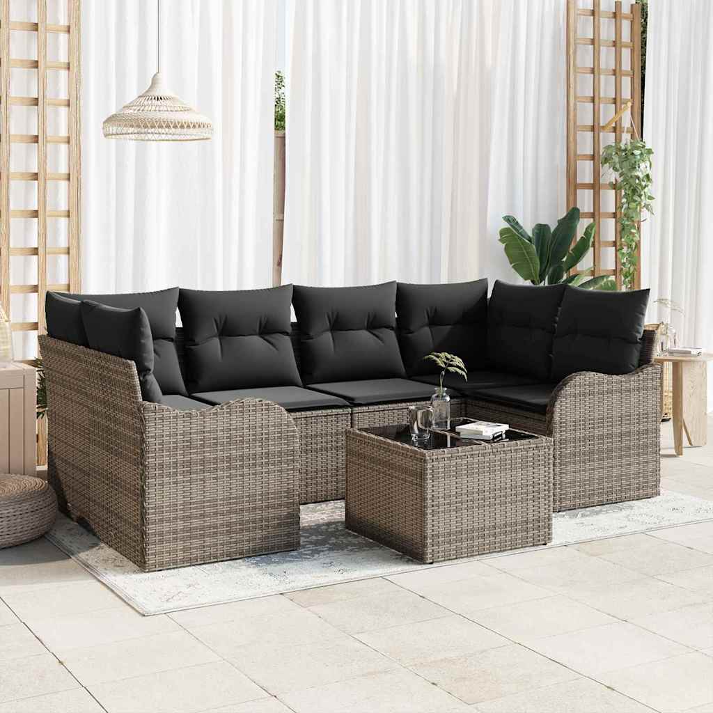 Havesofa Sæt 55 X 55 X 37 Cm Polyrattan