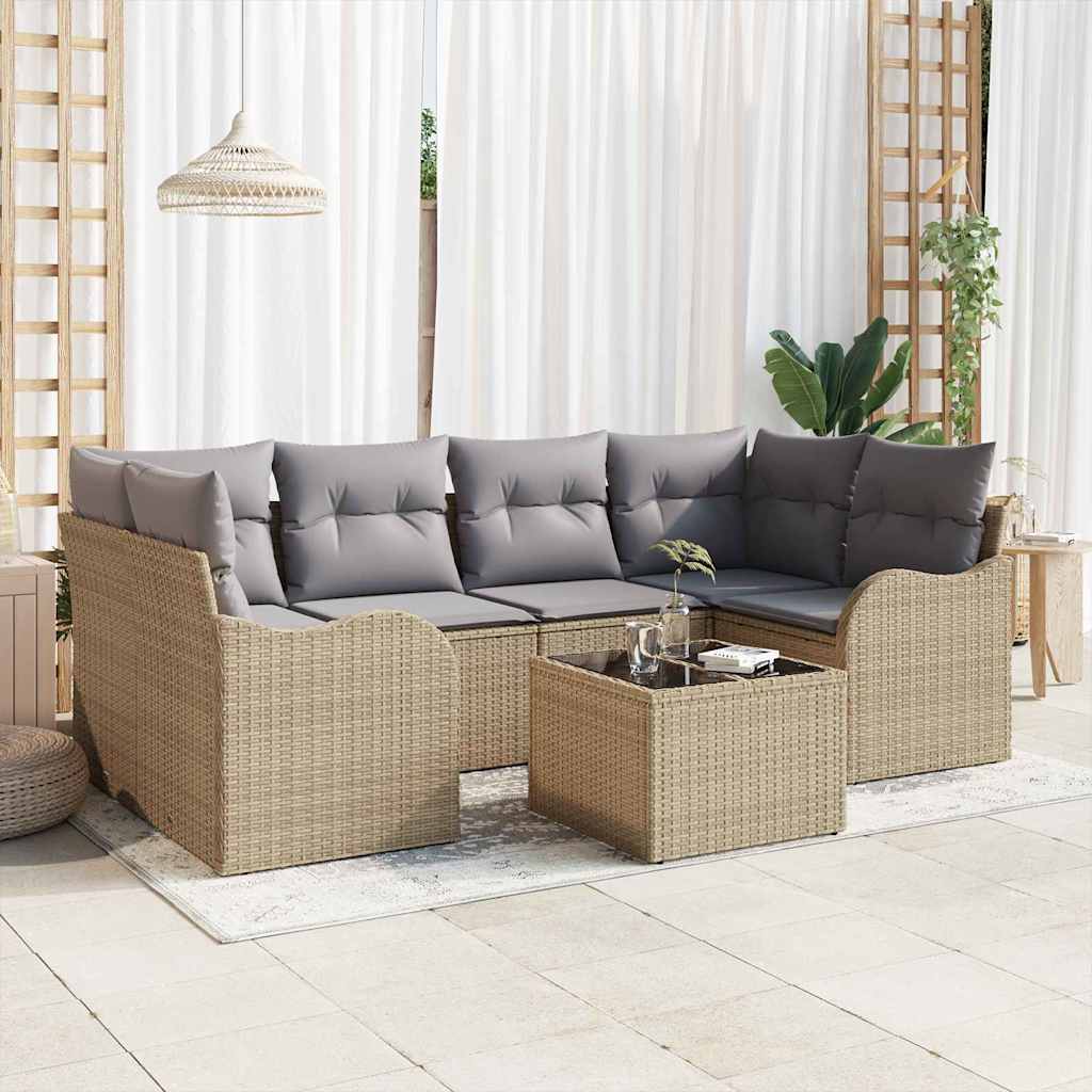 Havesofa Sæt 55 X 55 X 37 Cm Polyrattan