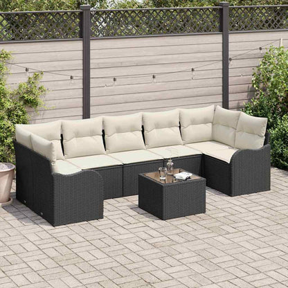 Havesofa Sæt 8 Stk. 7-antal Sæder Polyrattan - Variant 3345617