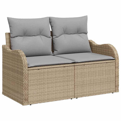 Havesofa Sæt 8 Stk. 7-antal Sæder Polyrattan - Billede 4