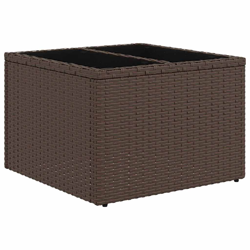 Havesofa Sæt Med Pude Med Opbevaring 9 Dele Polyrattan - Billede 7