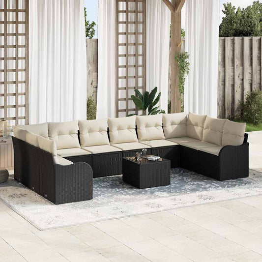 Havesofa Sæt 55 X 55 X 37 Cm Polyrattan - Hovedbillede