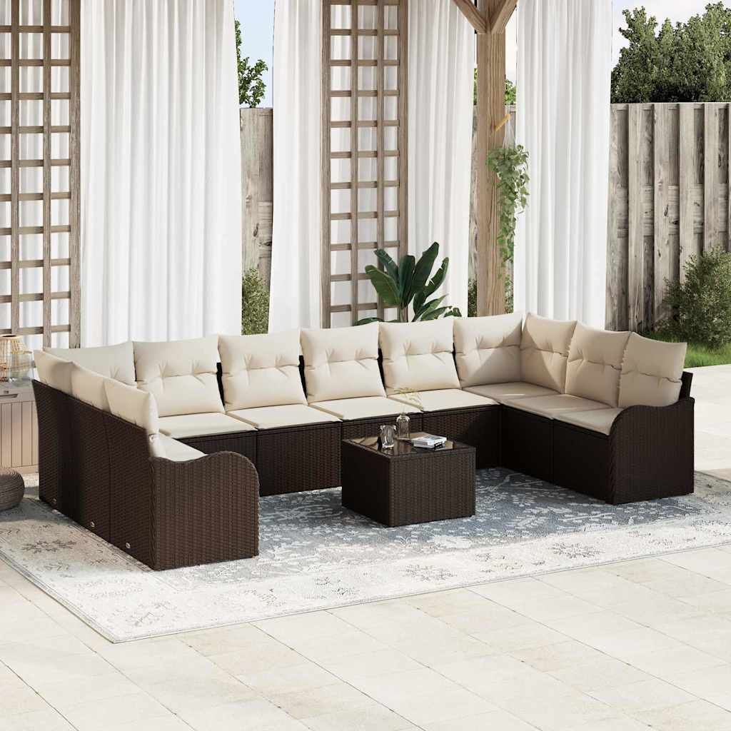 Havesofa Sæt 55 X 55 X 37 Cm Polyrattan