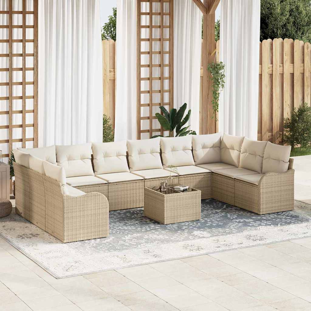 Havesofa Sæt 55 X 55 X 37 Cm Polyrattan