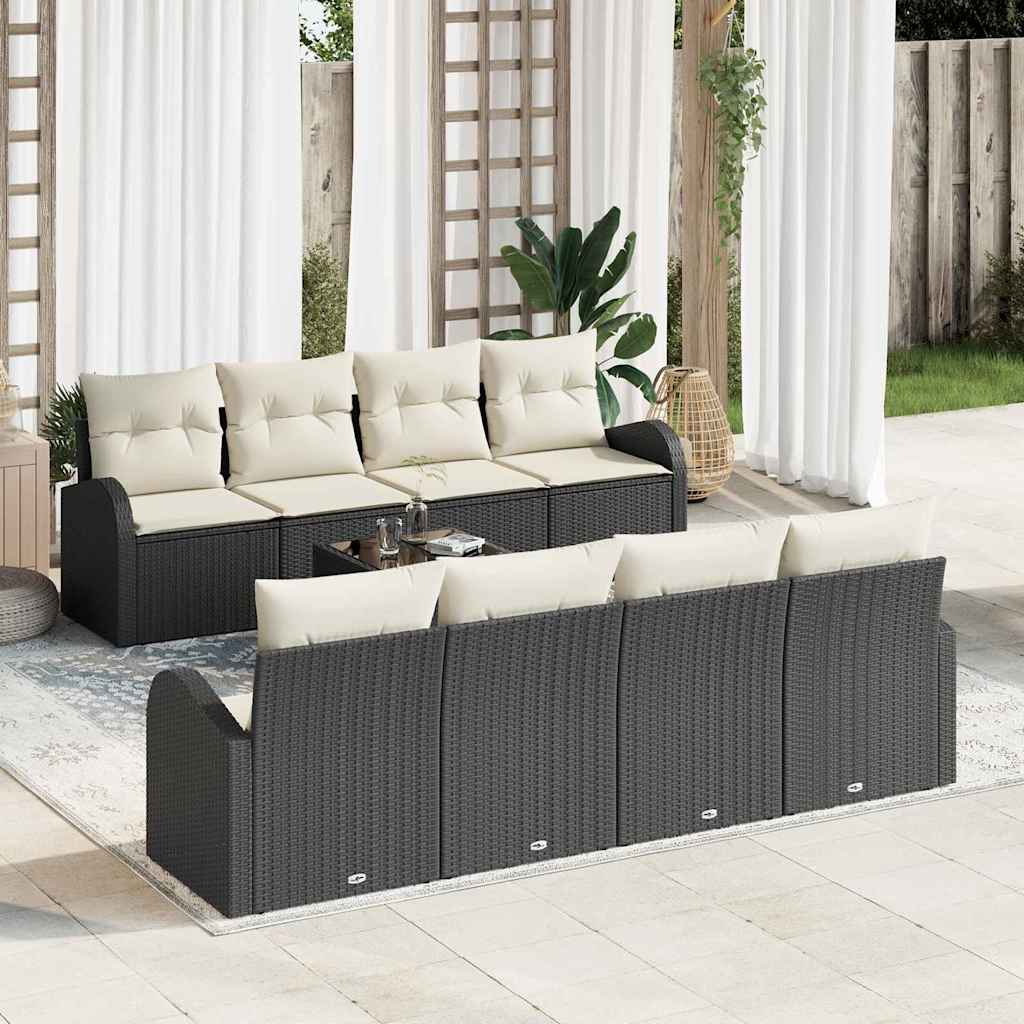 Havesofa Sæt 55 X 55 X 37 Cm Polyrattan - Hovedbillede