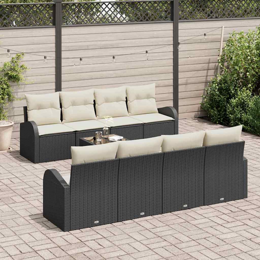 Havesofa Sæt 55 X 55 X 37 Cm Polyrattan - Billede 3