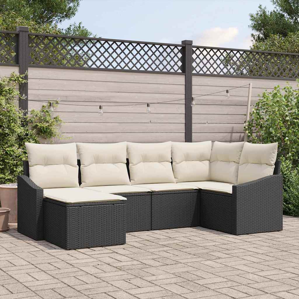 Sofa Sæt 6 Stk. Polyrattan - Variant 3346787