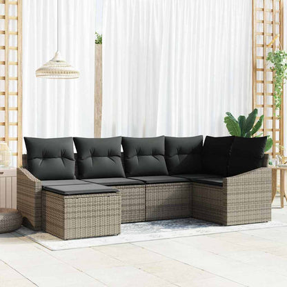 Sofa Sæt 6 Stk. Polyrattan - Variant 3346789