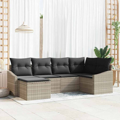 Sofa Sæt 6 Stk. Polyrattan - Variant 3346792