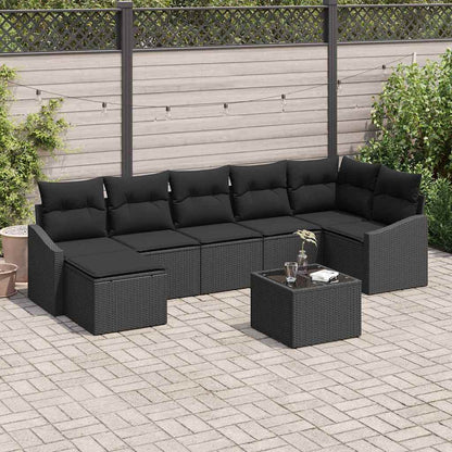 Sofa Sæt Med Pude 8 Dele Polyrattan