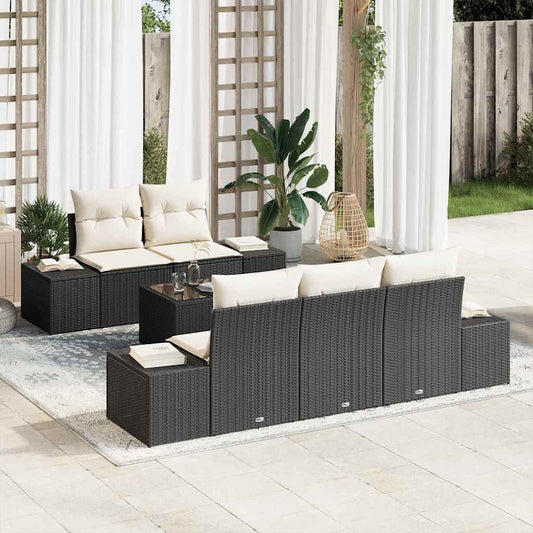 Havesofa Sæt Med Pude Polyrattan - Hovedbillede