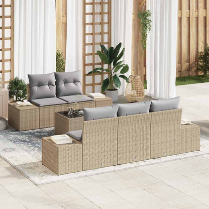 Havesofa Sæt Med Pude Polyrattan