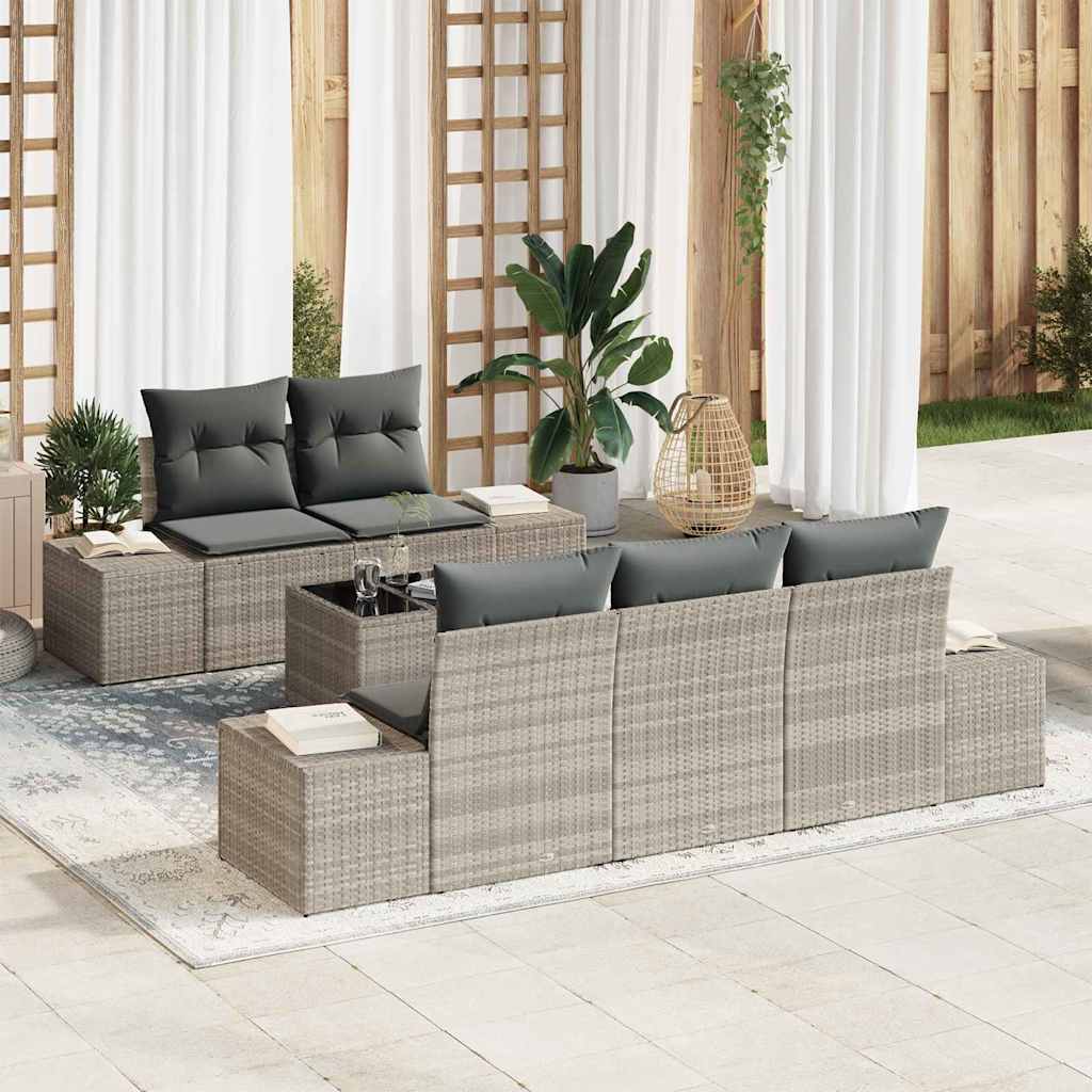 Havesofa Sæt Med Pude Polyrattan