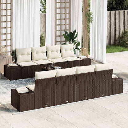 Havesofa Sæt Med Pude 7 Dele Polyrattan - Variant 3346988