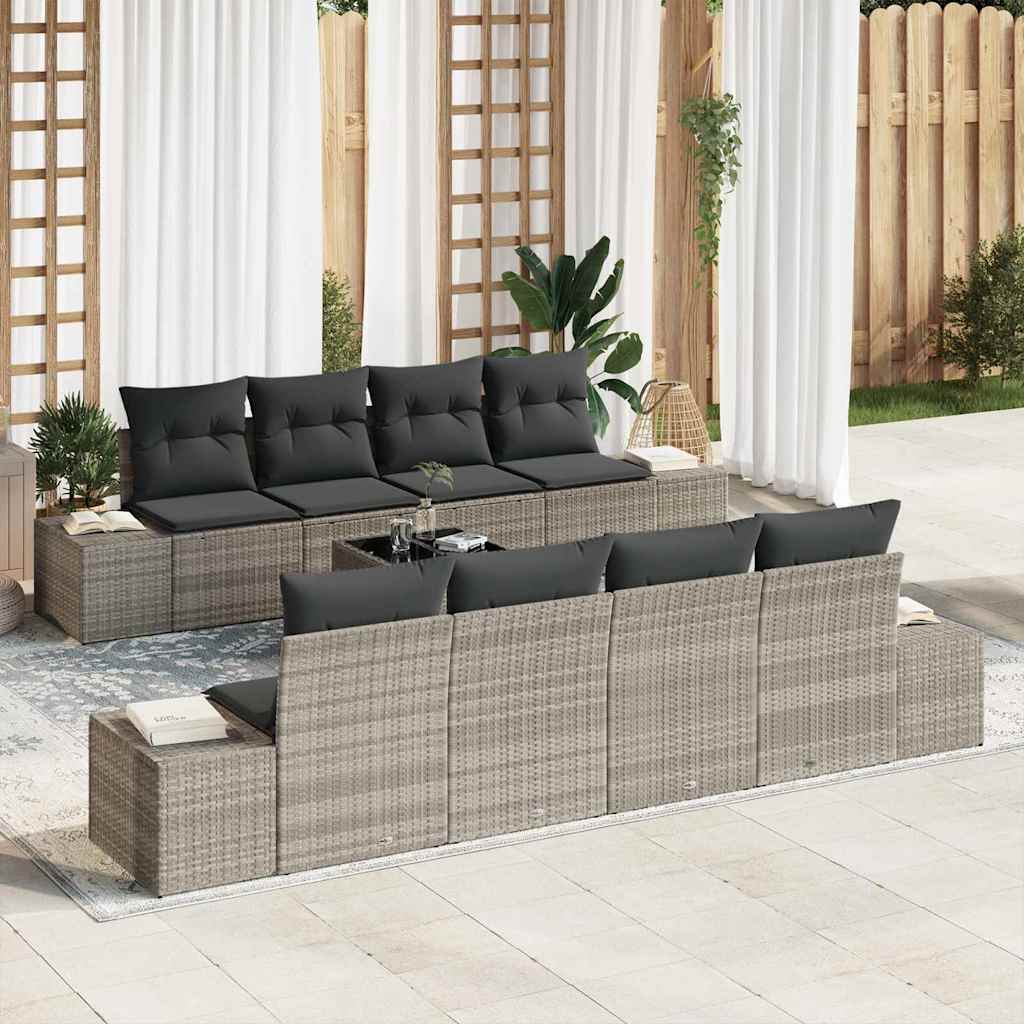 Havesofa Sæt Med Pude 7 Dele Polyrattan - Variant 3346992