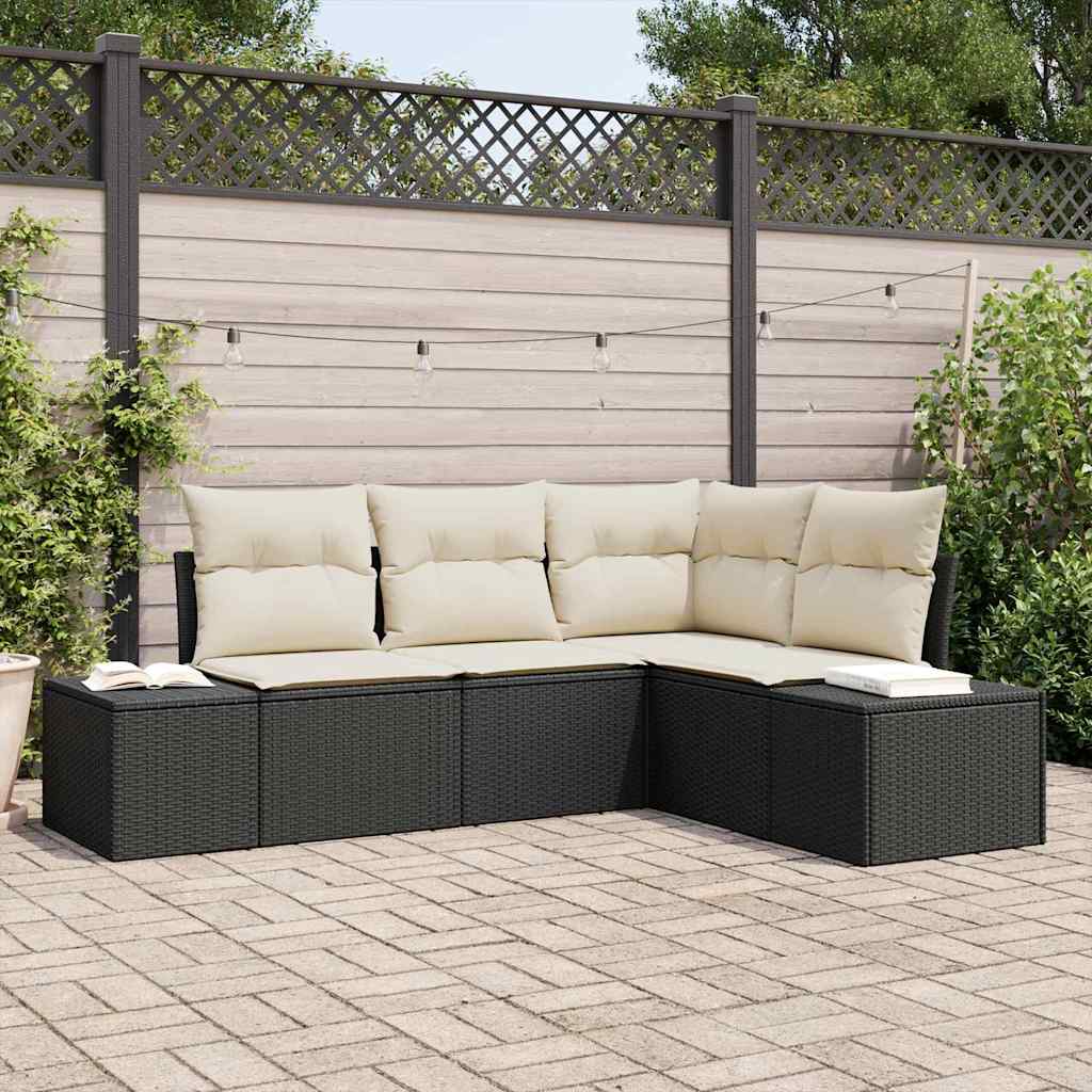 Havesofa Sæt 4 Stk. Polyrattan - Variant 3347037