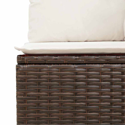Havesofa Sæt 5 Dele Polyrattan - Billede 7