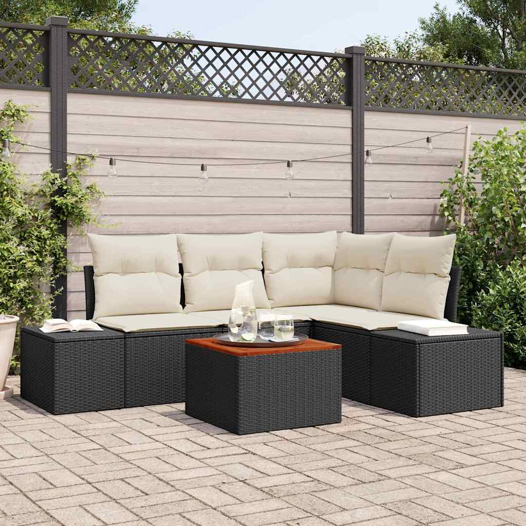 Havesofa Sæt 5 Stk. Polyrattan - Variant 3347950