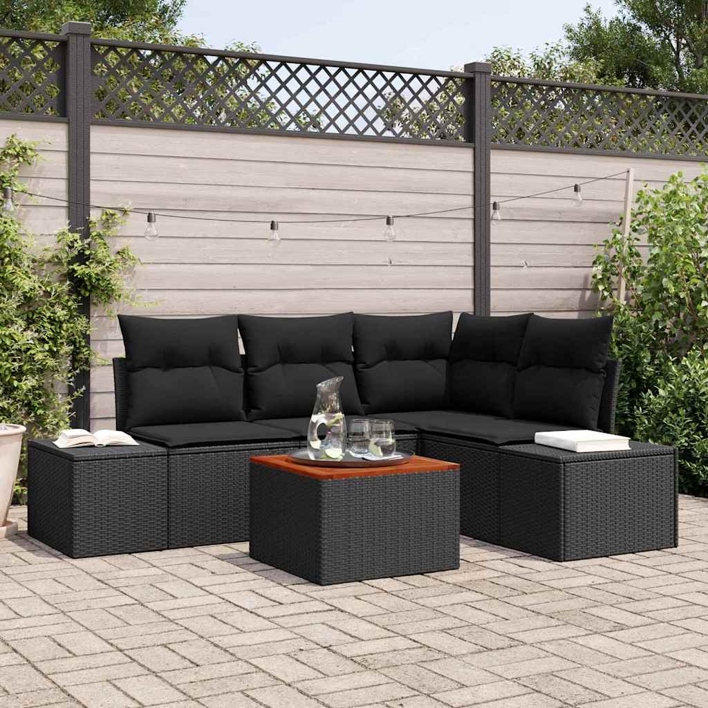 Havesofa Sæt 5 Stk. Polyrattan - Variant 3347954