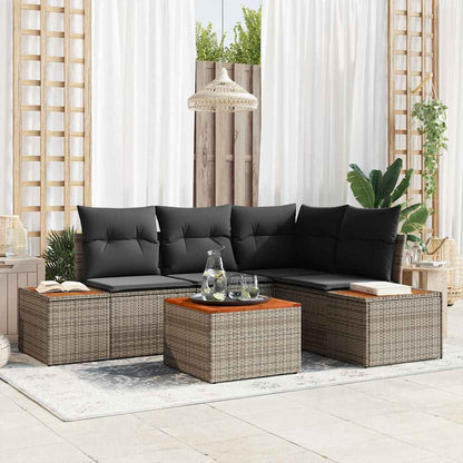 Havesofa Sæt 5 Stk. Poly Rattan - Variant 3348080