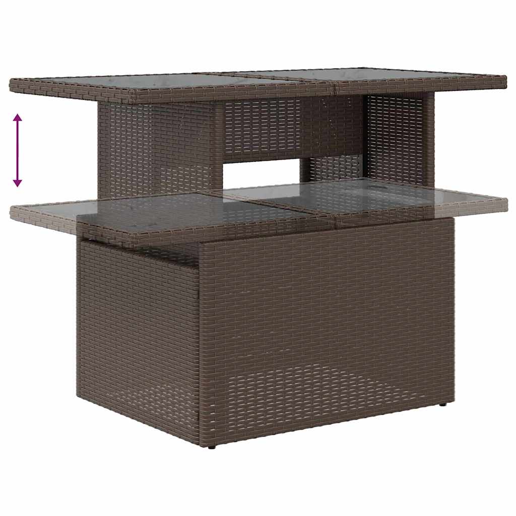 Sofa Sæt Med Pude 6 Dele Og Polyrattan - Billede 9