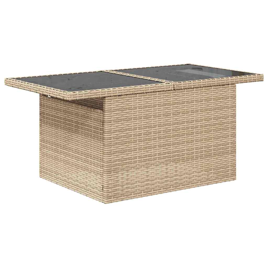 Havesofa Sæt Med Pude 9 Dele Polyrattan - Billede 6