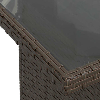 Havesofa Sæt 10 Stk. Polyrattan - Billede 8