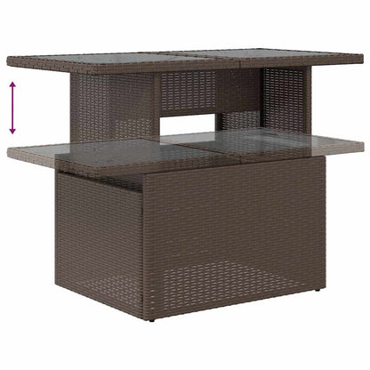 Havesofa Sæt 10 Stk. Polyrattan - Billede 10